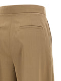 Max Mara Brown Virgin Wool Casual Pants