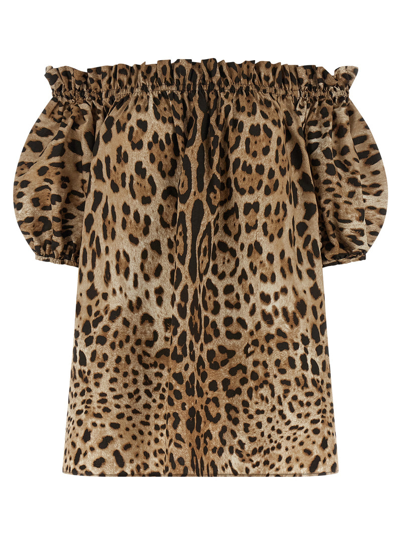 Dolce & Gabbana Brown Cotton Shirt