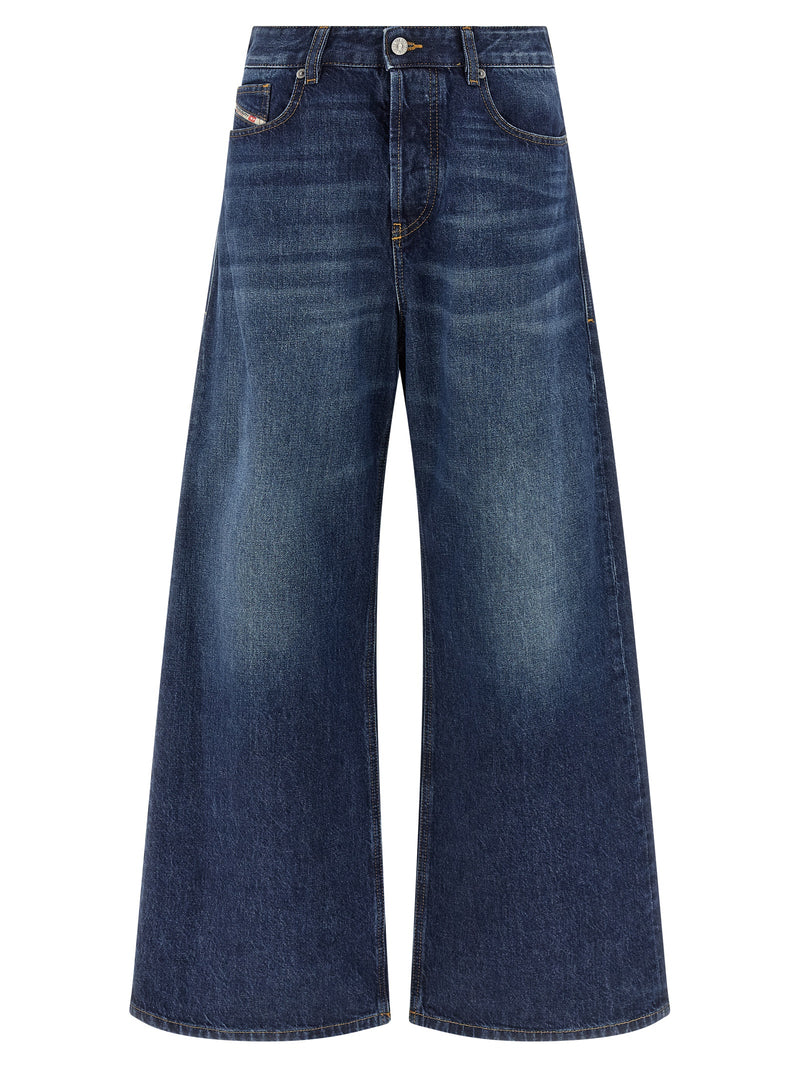 Diesel Blue Cotton Jeans Denim
