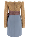 Valentino Garavani Multicolor Cotton Short Dress