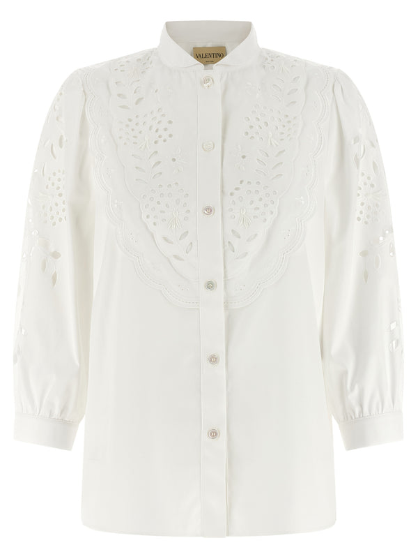 Valentino Garavani White Cotton Blouse