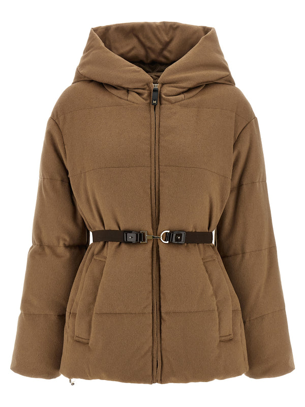 Max Mara Brown Camel Hair  Full-Length Jacket