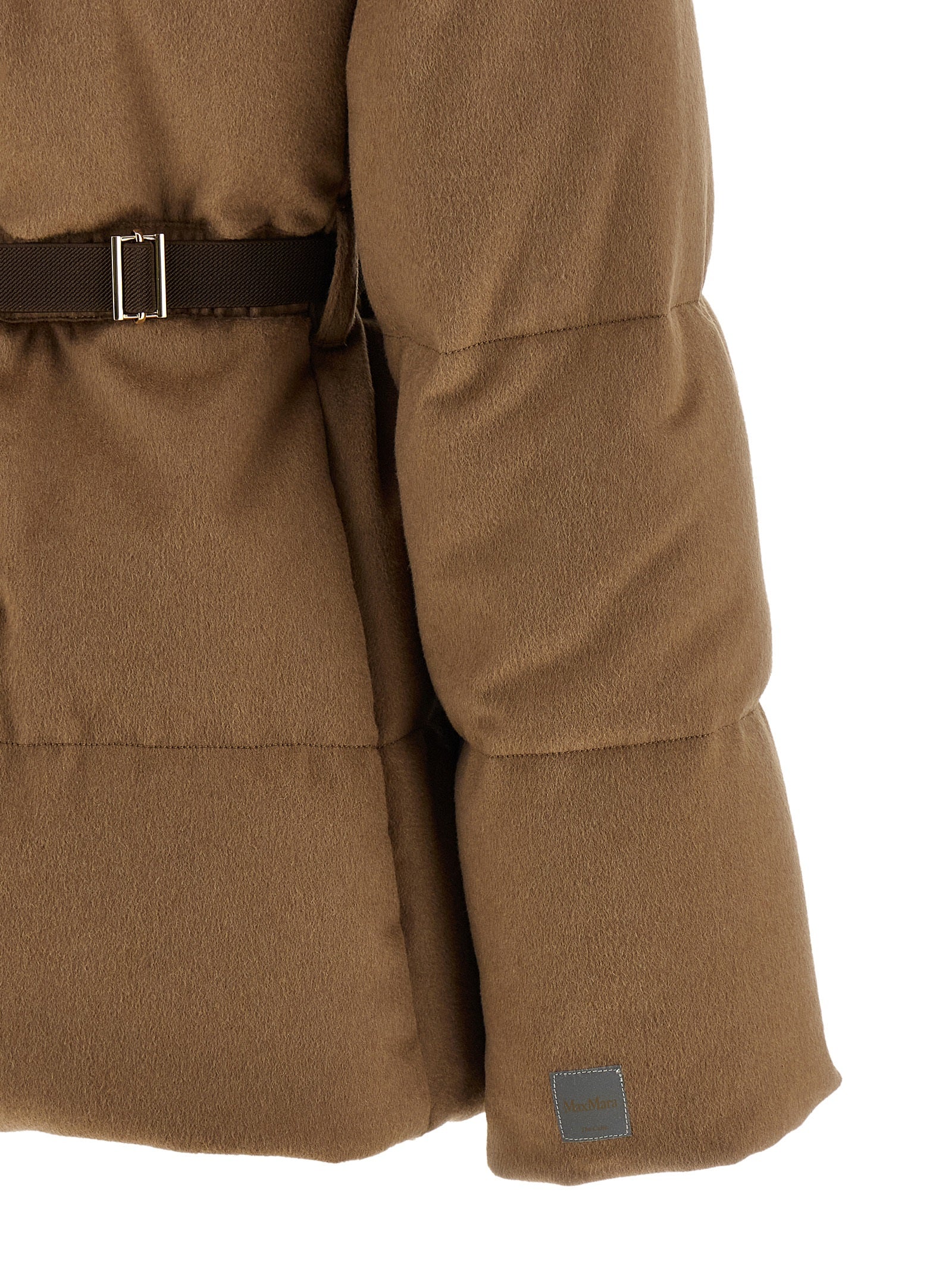 Max Mara Brown Camel Hair  Full-Length Jacket