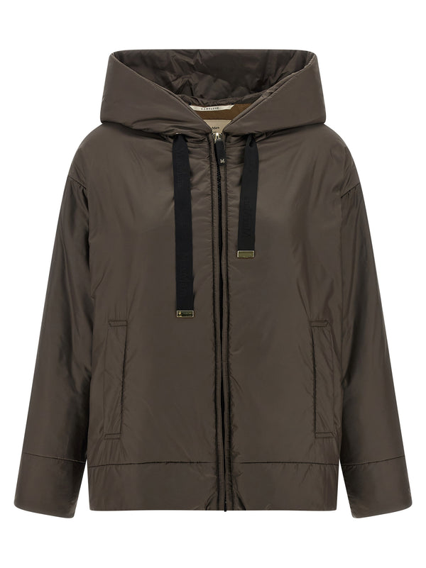 Max Mara Brown Polyester Shell Jacket