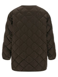 Max Mara Brown Polyamide Full-Length Jacket
