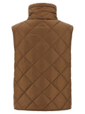 Max Mara Brown Polyamide Sleeveless Jacket