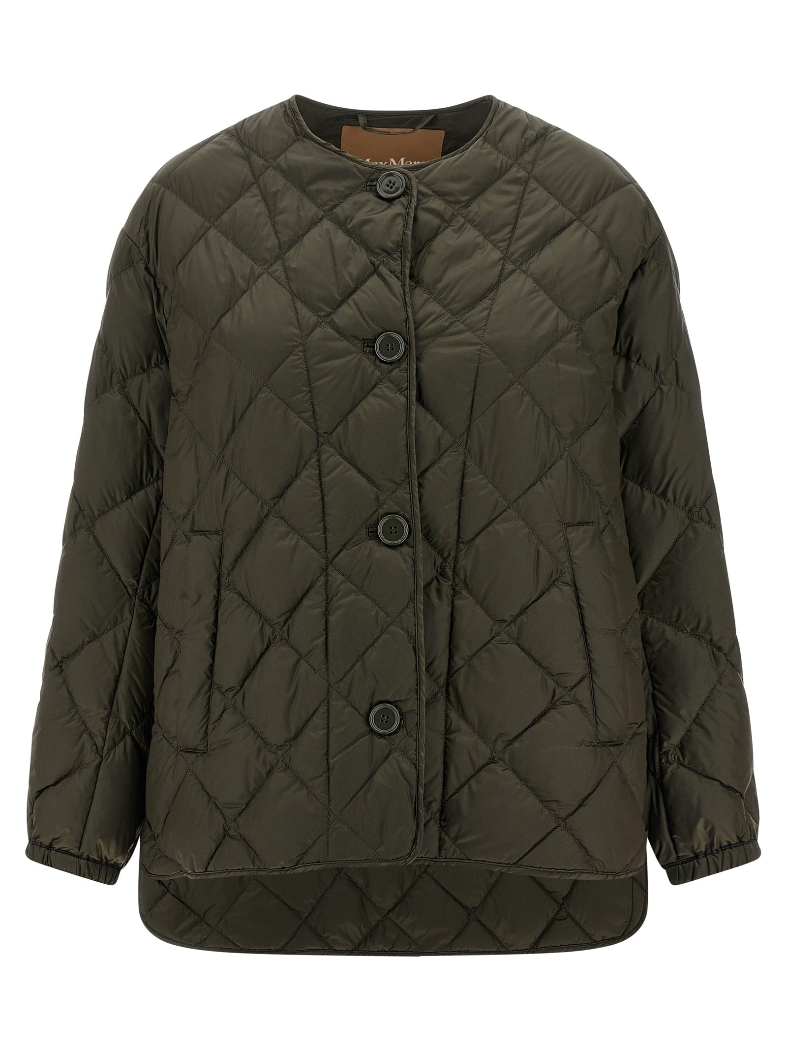 Max Mara Bicolor Polyamide Full-Length Jacket