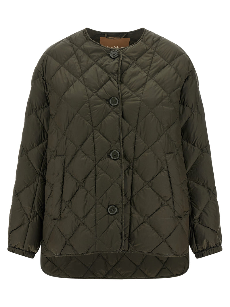 Max Mara Bicolor Polyamide Full-Length Jacket