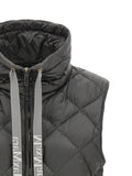 Max Mara Gray Polyamide Sleeveless Jacket