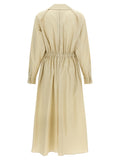 Max Mara Beige Cotton Long Dress
