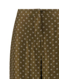 Max Mara Bicolor Silk Casual Pants