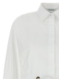 Max Mara White Cotton Blouse