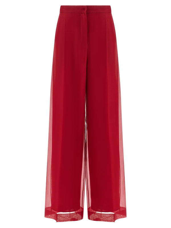 Max Mara Multicolor Silk Casual Pants