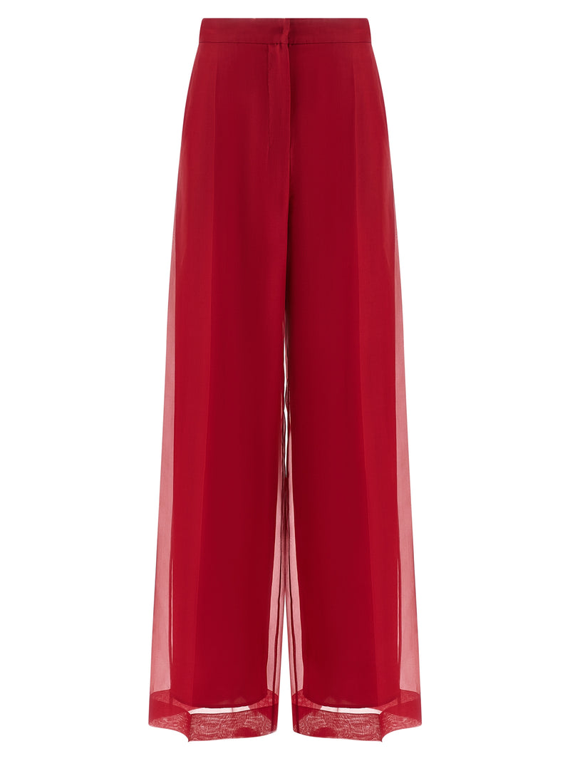 Max Mara Multicolor Silk Casual Pants