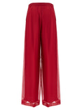 Max Mara Multicolor Silk Casual Pants