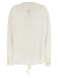 Max Mara White Silk Blouse
