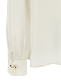Max Mara White Silk Blouse