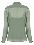 Max Mara Bicolor Silk Blouse