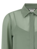 Max Mara Bicolor Silk Blouse