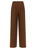 Max Mara Brown Virgin Wool Pants