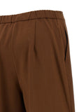 Max Mara Brown Virgin Wool Pants