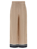 Max Mara Blue Silk Pants
