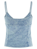 Diesel Blue Cotton Top