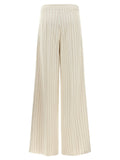 Max Mara White Cotton Casual Pants