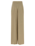 Max Mara Beige Silk Dress Pants