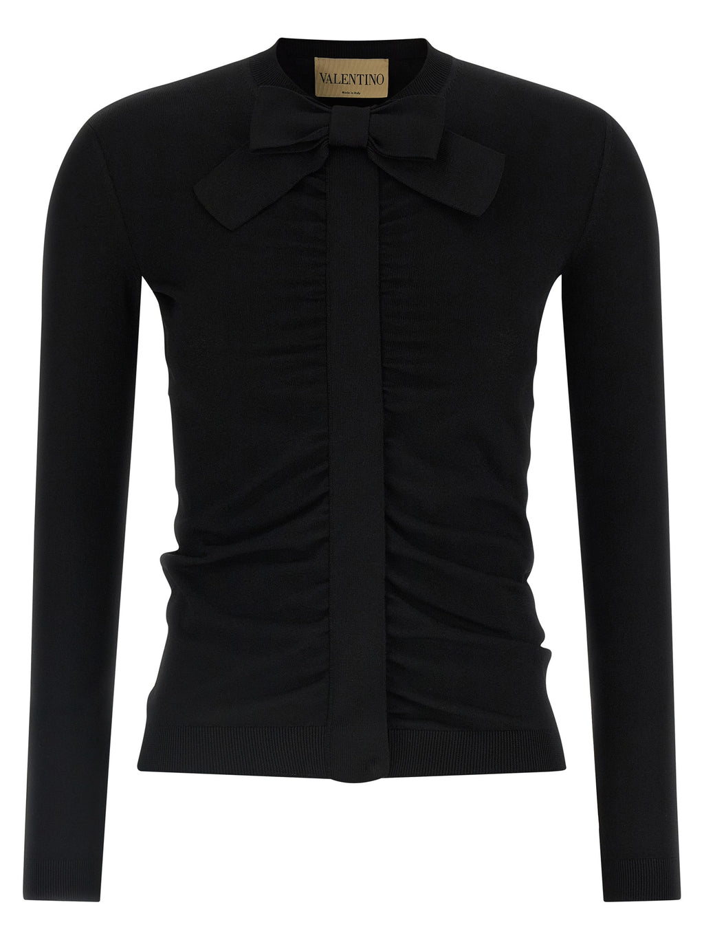 Valentino Garavani Black Viscose Cardigan