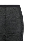 Valentino Garavani Black Viscose Midi Skirt