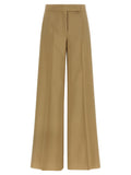 Max Mara Beige Virgin Wool Dress Pants
