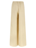 Max Mara Beige Linen Casual Pants