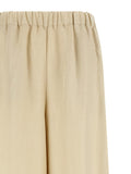 Max Mara Beige Linen Casual Pants