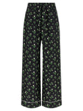 Dolce & Gabbana Black Silk Casual Pants