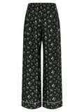 Dolce & Gabbana Black Silk Casual Pants