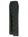 Dolce & Gabbana Black Silk Casual Pants