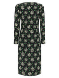 Dolce & Gabbana Black Synthetic Midi Dress