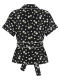 Dolce & Gabbana Black Silk Blouse