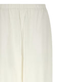 Max Mara White Linen Casual Pants