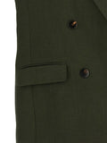 Max Mara Bicolor Linen Sleeveless Jacket