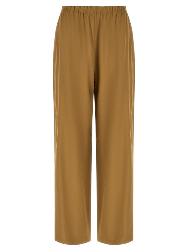 Max Mara Beige Linen Casual Pants