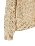 Max Mara Beige Cotton Cardigan