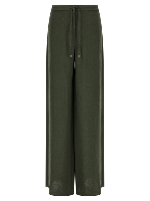 Max Mara Bicolor Linen Casual Pants