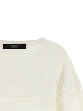 Max Mara White Cotton Cardigan