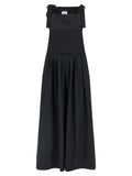 Max Mara Black Cotton Jumpsuit