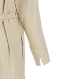 Max Mara Beige Linen Long Dress