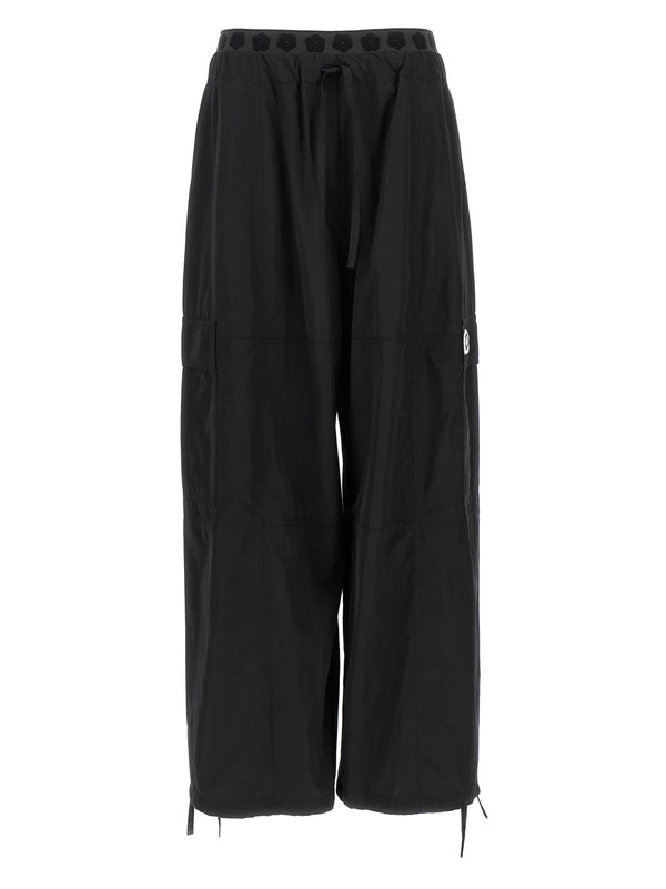 Kenzo Black Polyester Cargo Pants