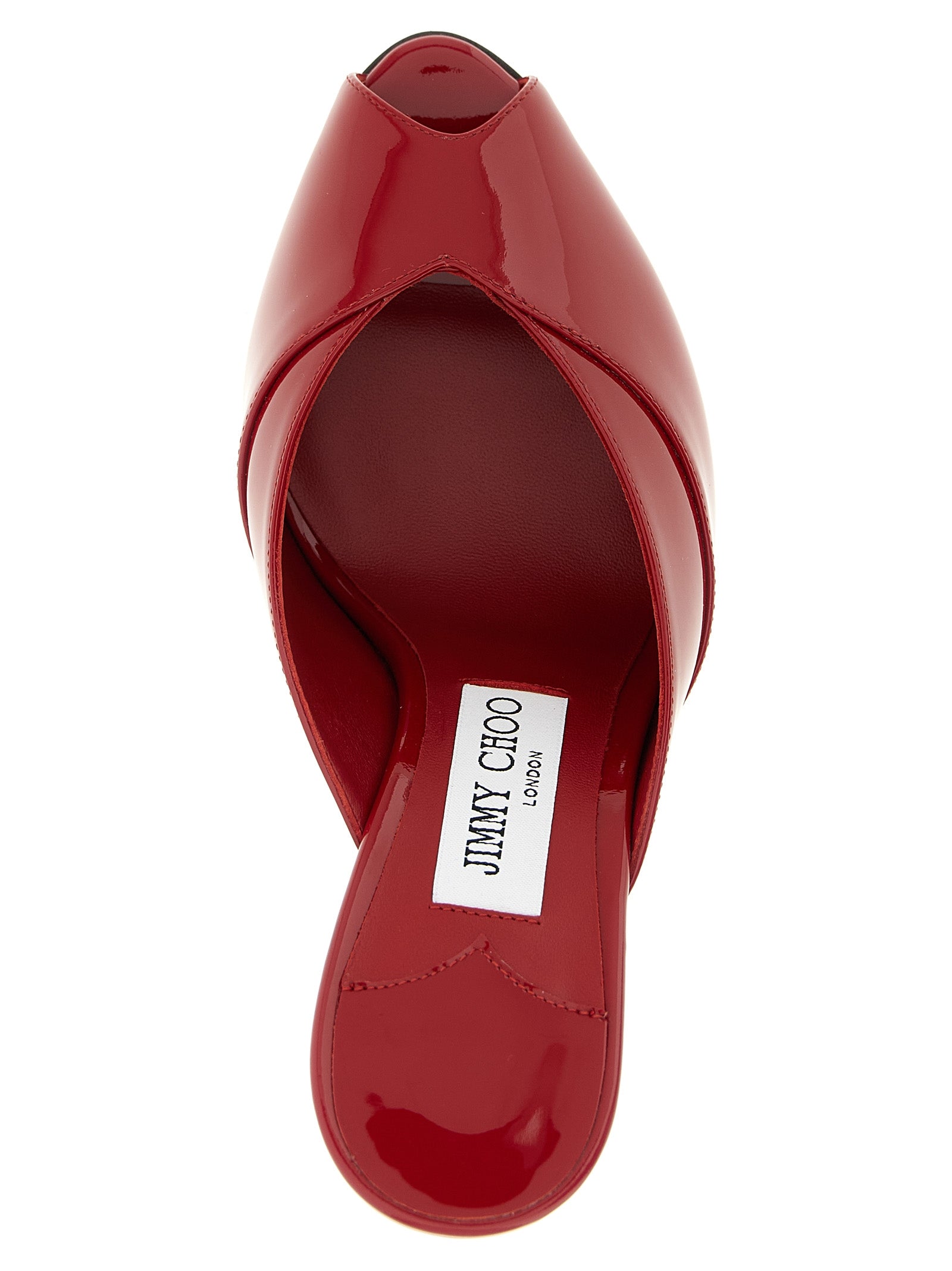 Jimmy Choo Multicolor Leather Stiletto Heel Sandals
