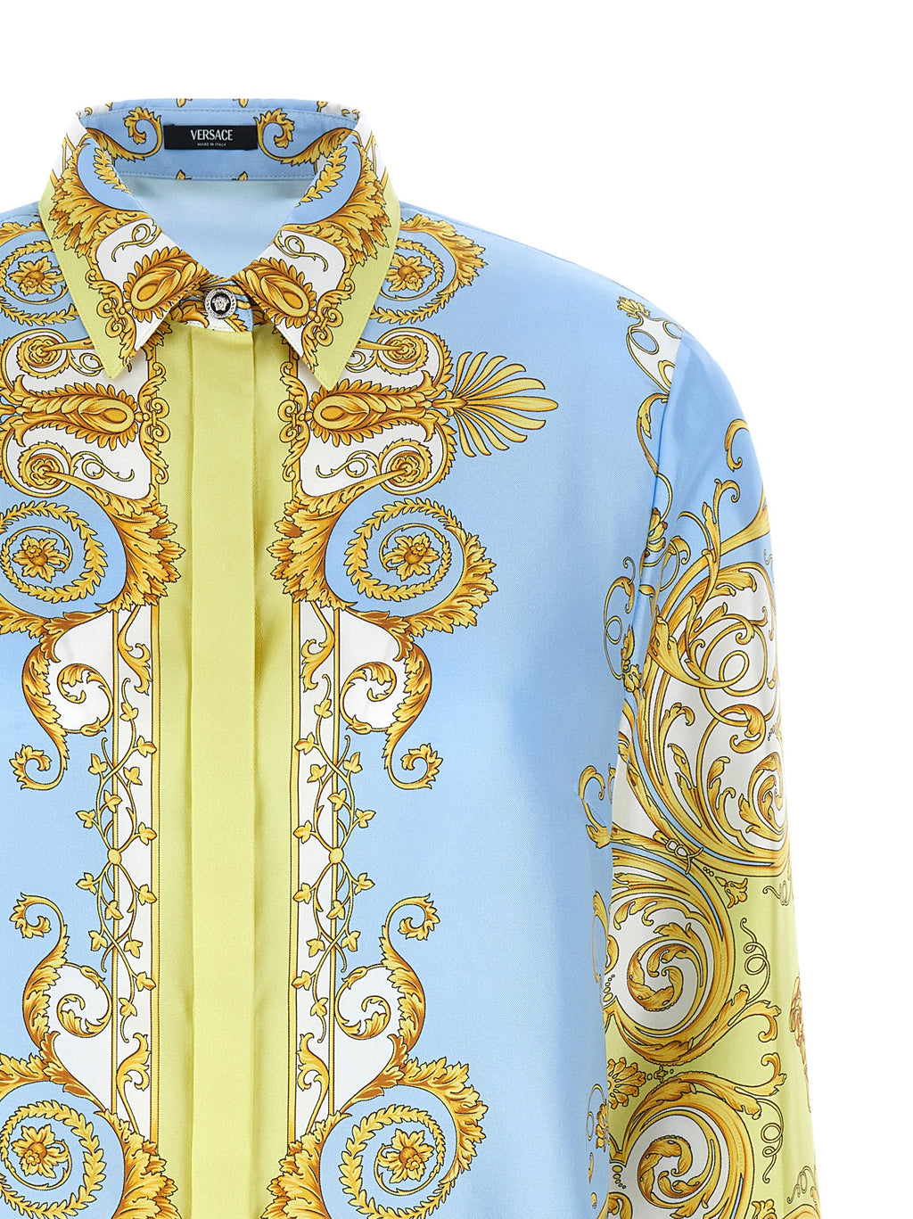 Versace Multicolor Silk Blouse
